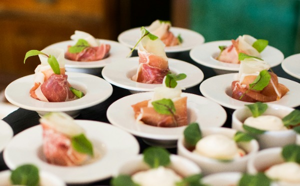 Party's on us! Dig in!